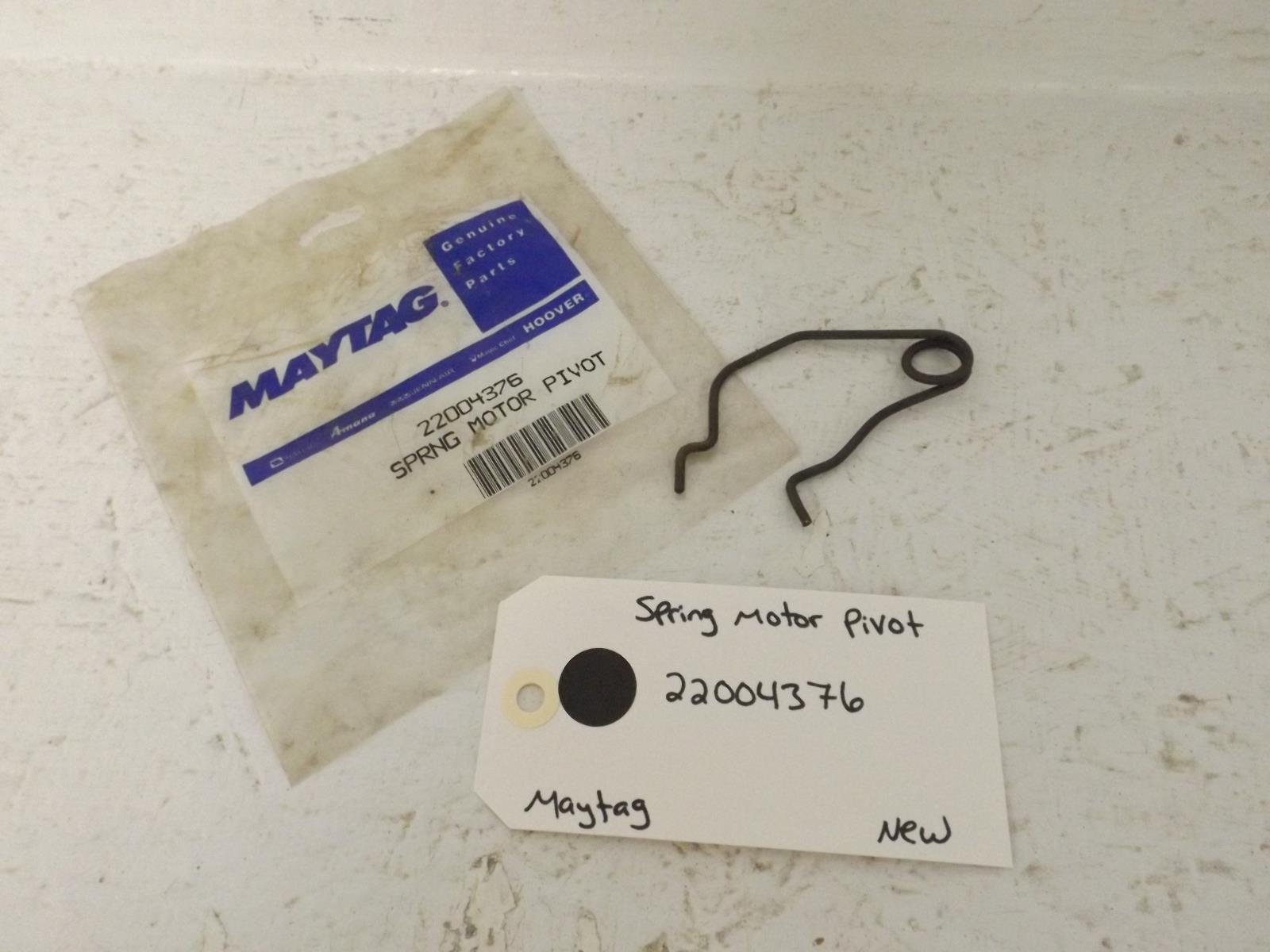 Maytag Washer 22004376 Spring Motor Pivot New Maytag Washer 22004376 Spring Motor Pivot New